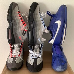 Beat Bundle Mens 10/10.5/12 Nike Air Max 95 & Cortez As Is Not Selling Separate